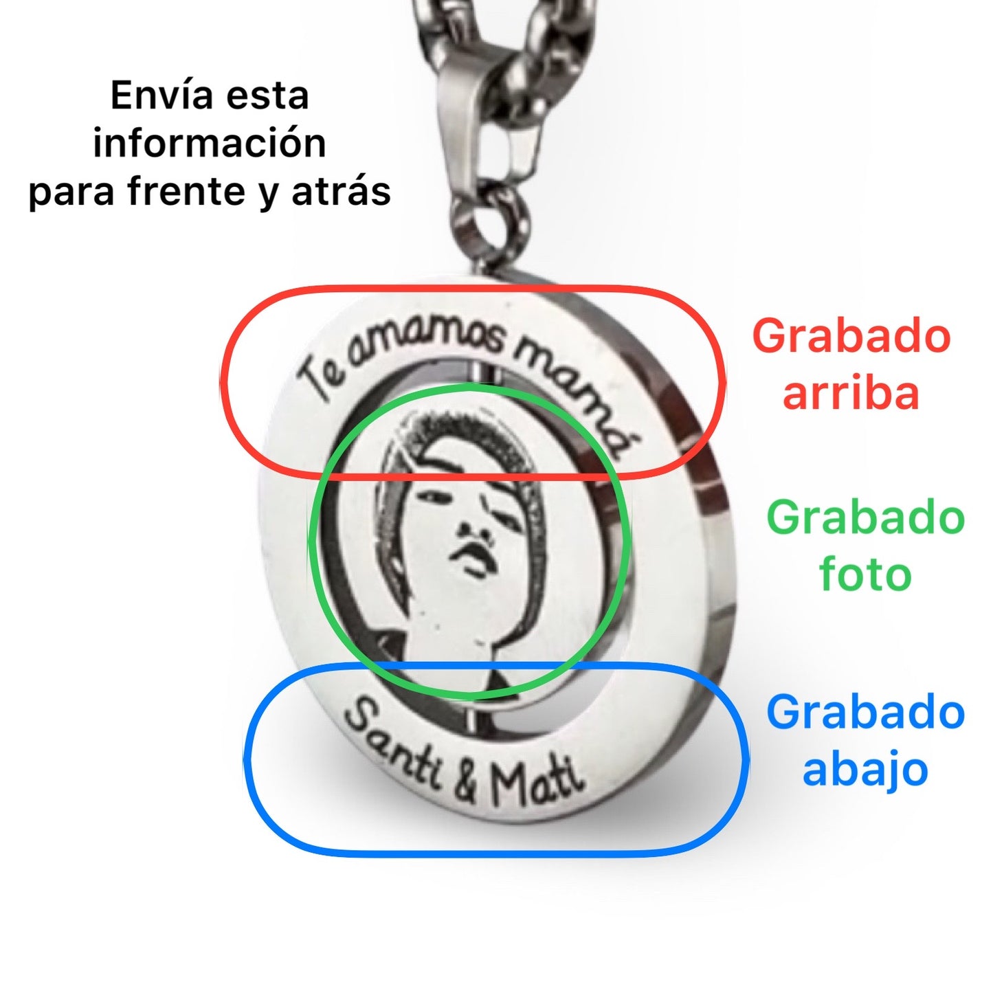 Collar movil con foto