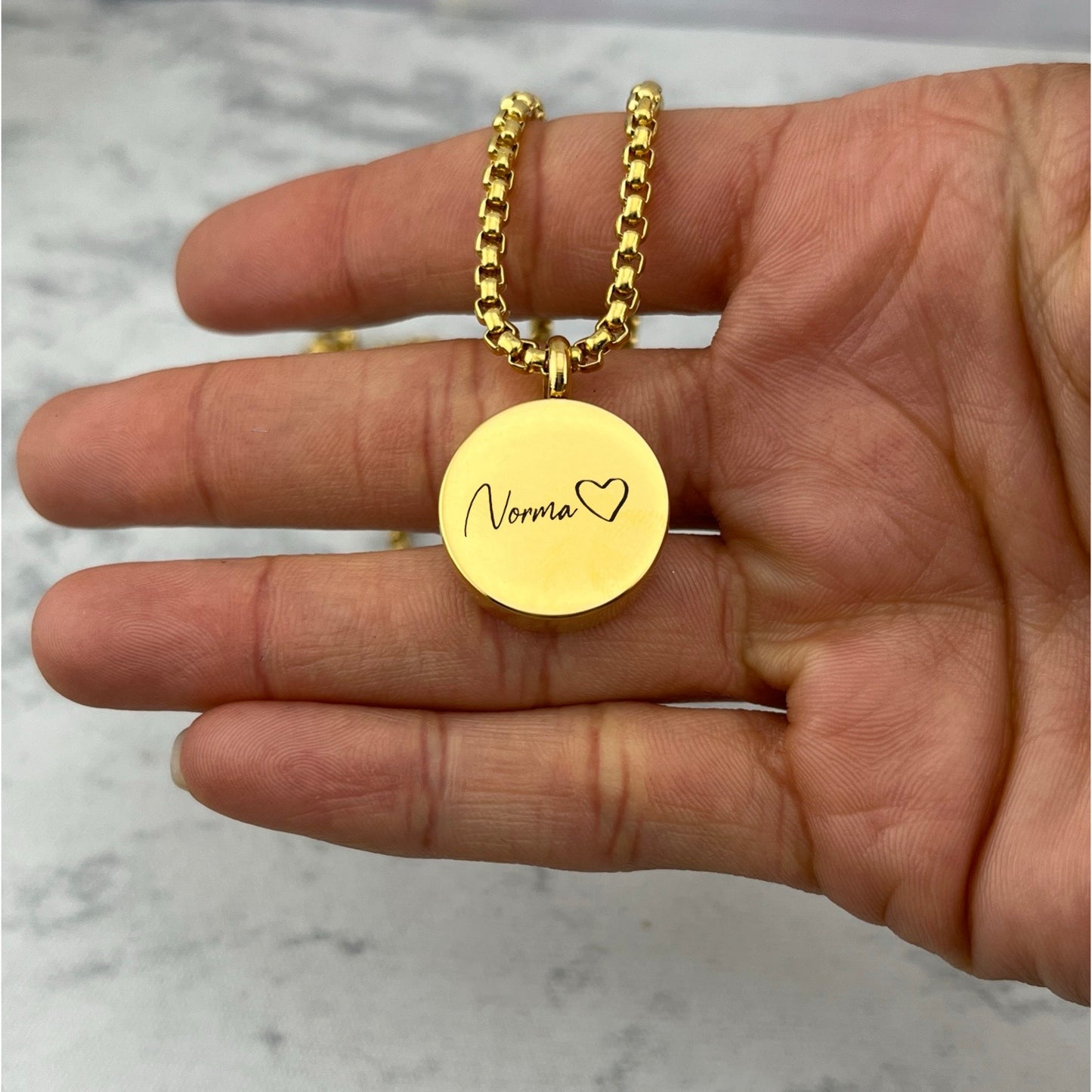 Collar de urna redonda