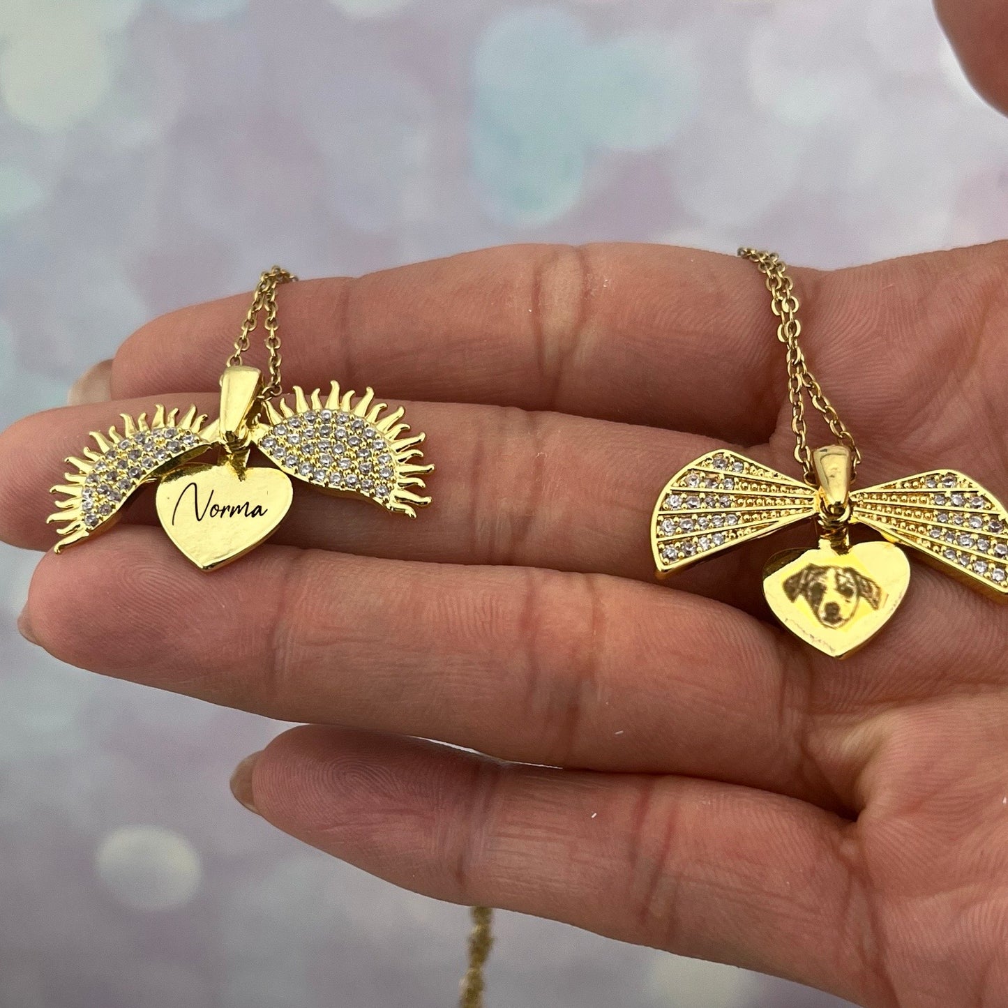 Collar personalizado dije que se abre