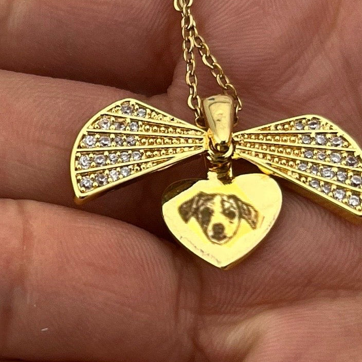 Collar personalizado dije que se abre