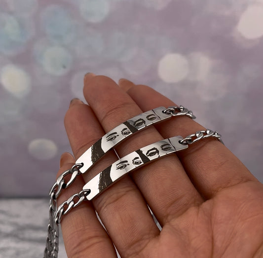 Pulseras de pareja con foto