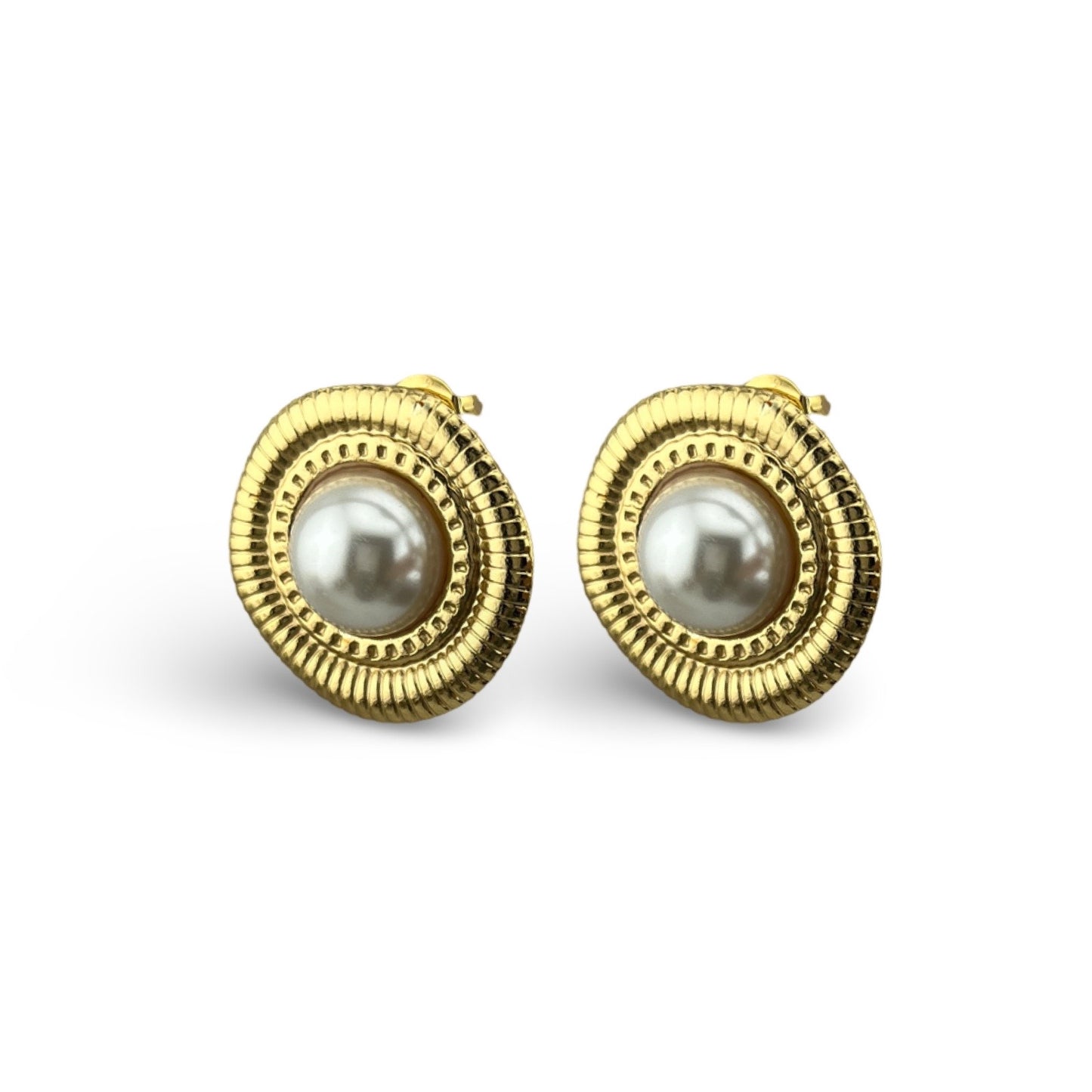 Aretes chunky perla