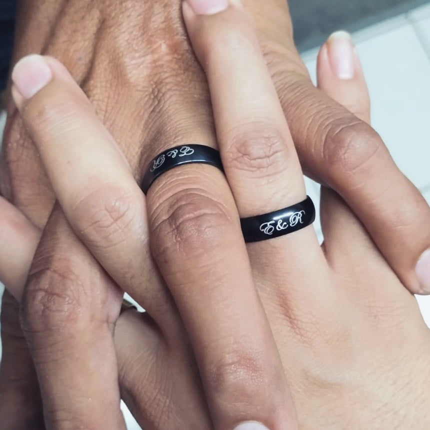 Amor Entrega De Anillo De Promesa Anillos De Promesa Con Grabado