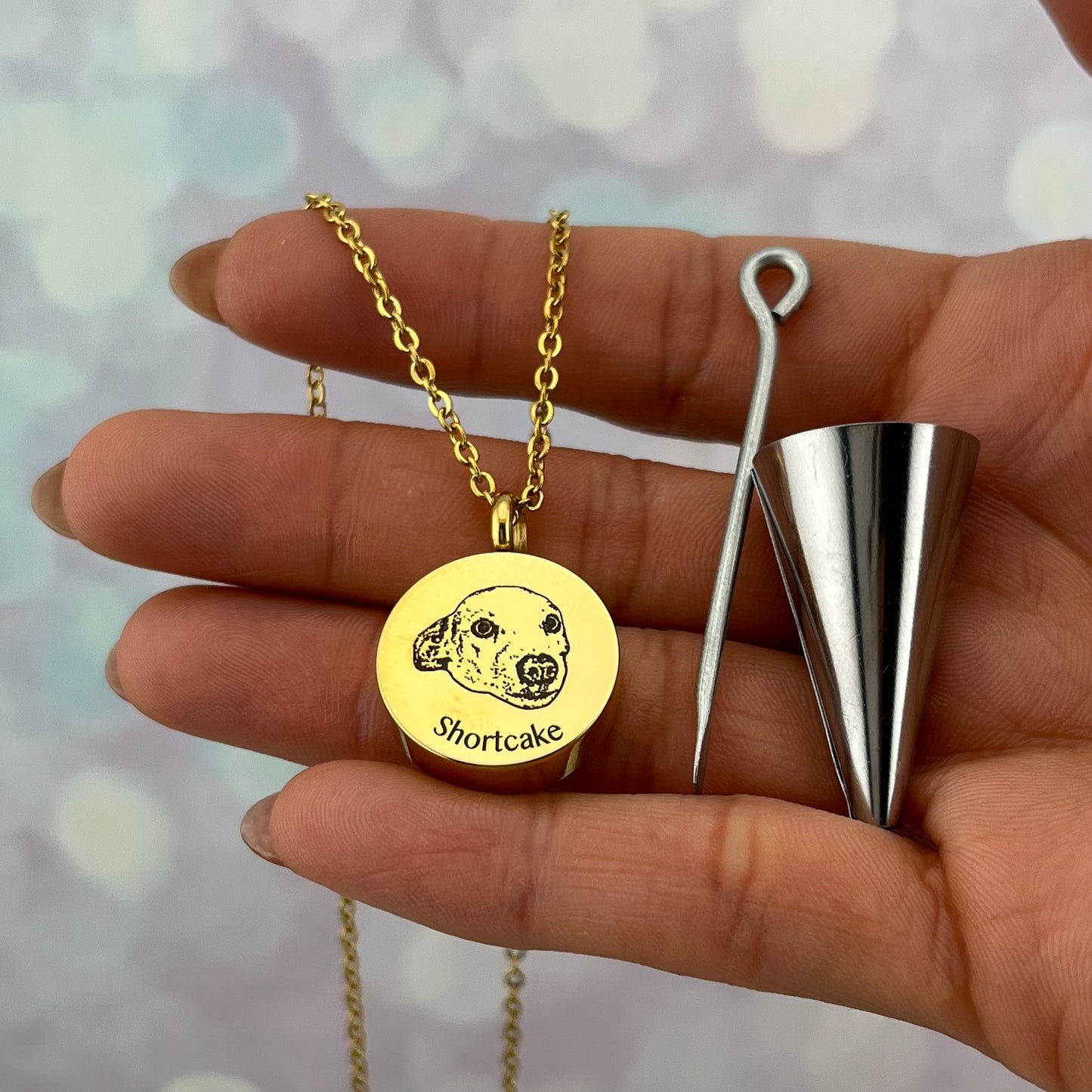 Collar de urna redonda