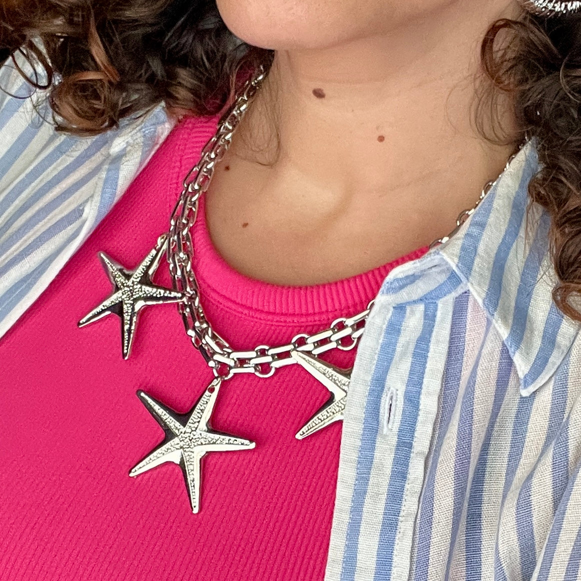 Collar chunky estrellas de mar