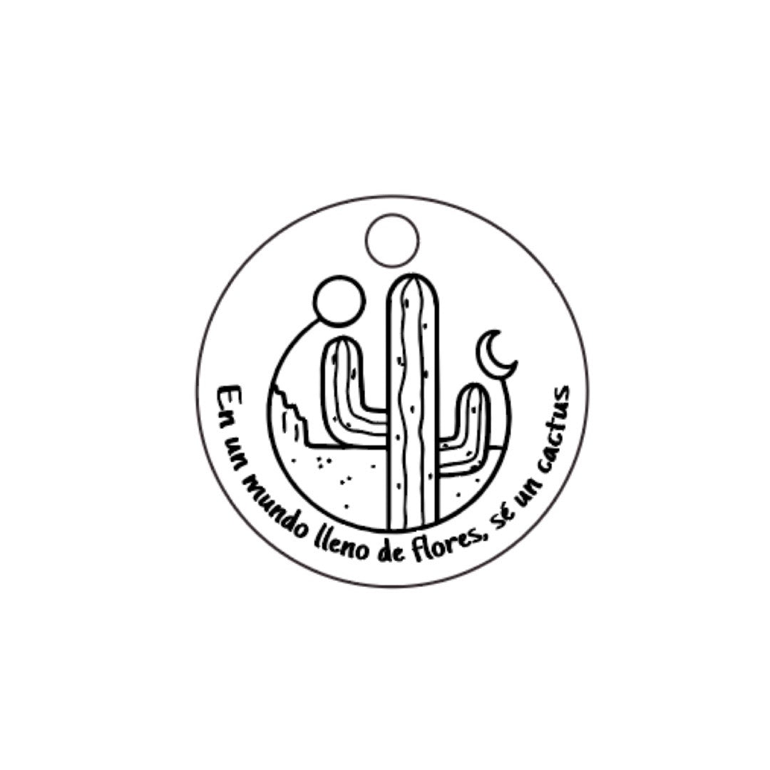 Collar “sé un cactus”