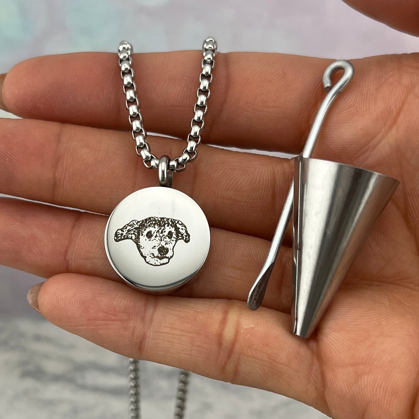 Collar de urna redonda