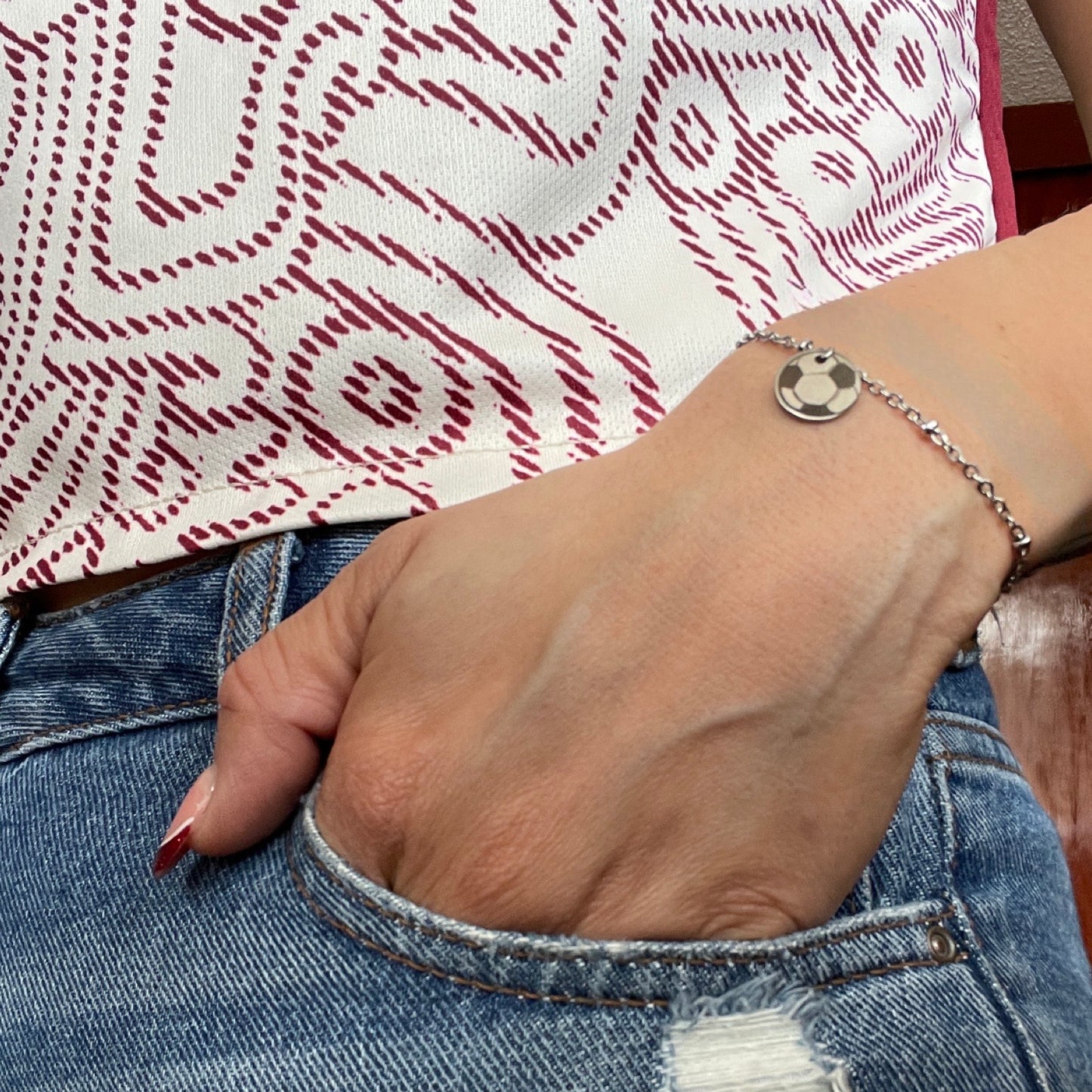 Pulsera con dije de balón