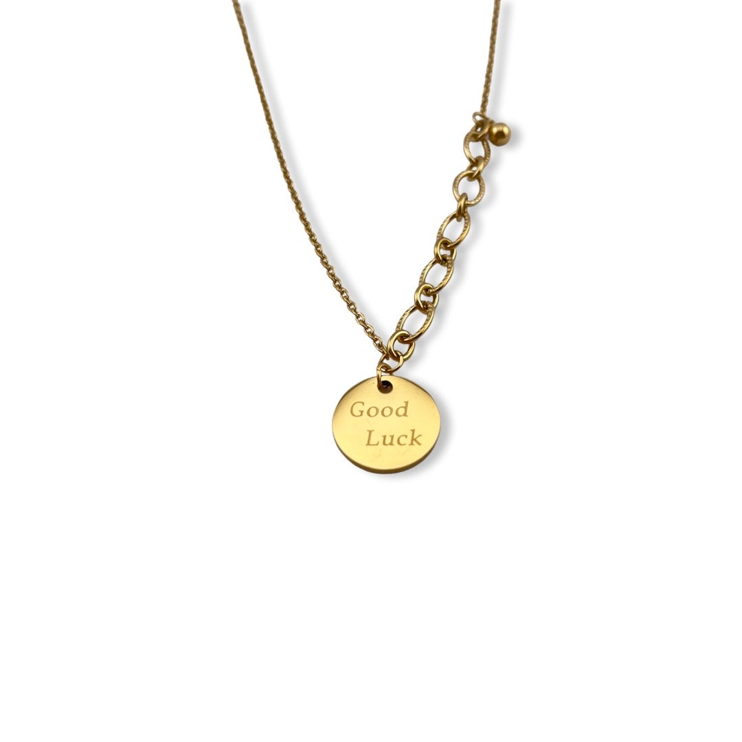 Collar asimétrico Good Luck