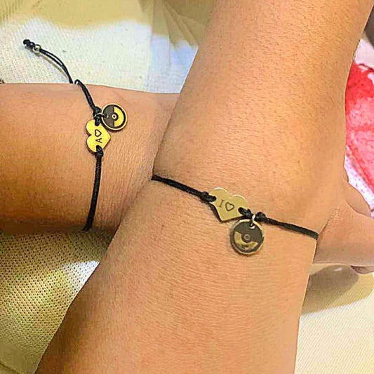 Pulseras de parejas Pokebola