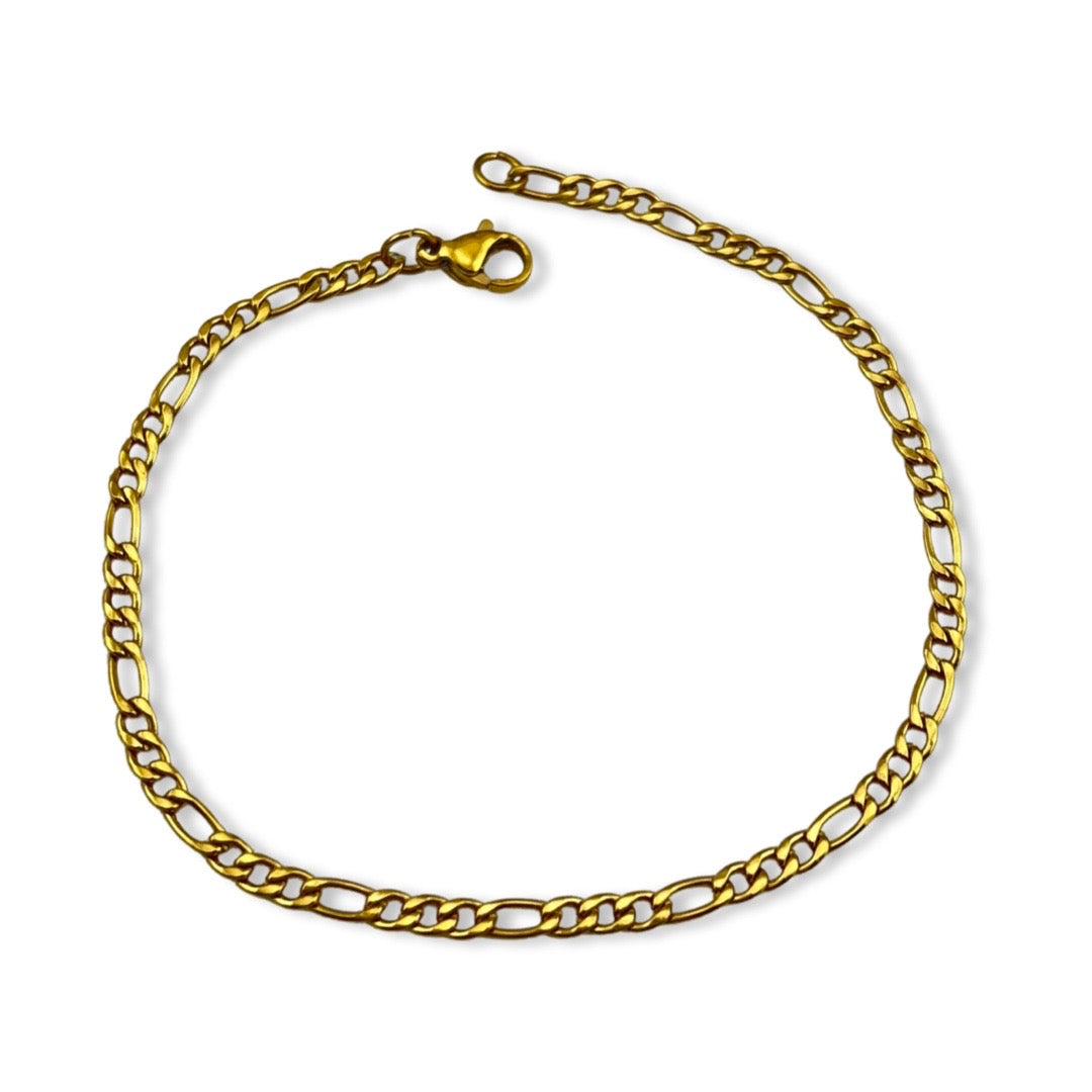 Pulsera unisex de cadena figaro