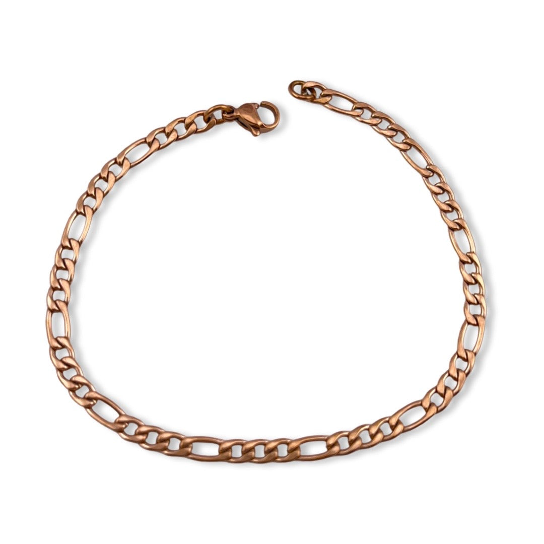 Pulsera unisex de cadena figaro