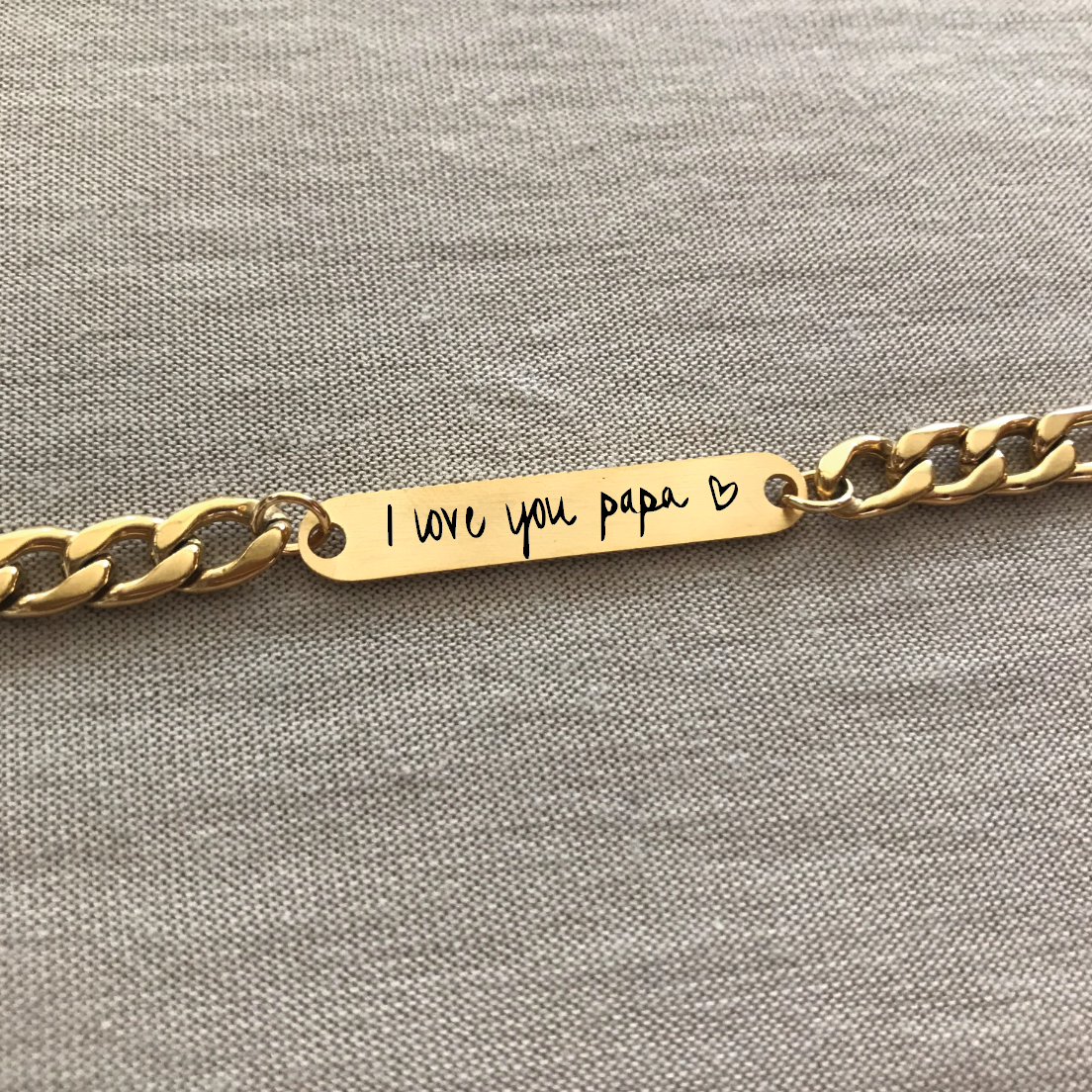 Pulsera "I love you papa♡"