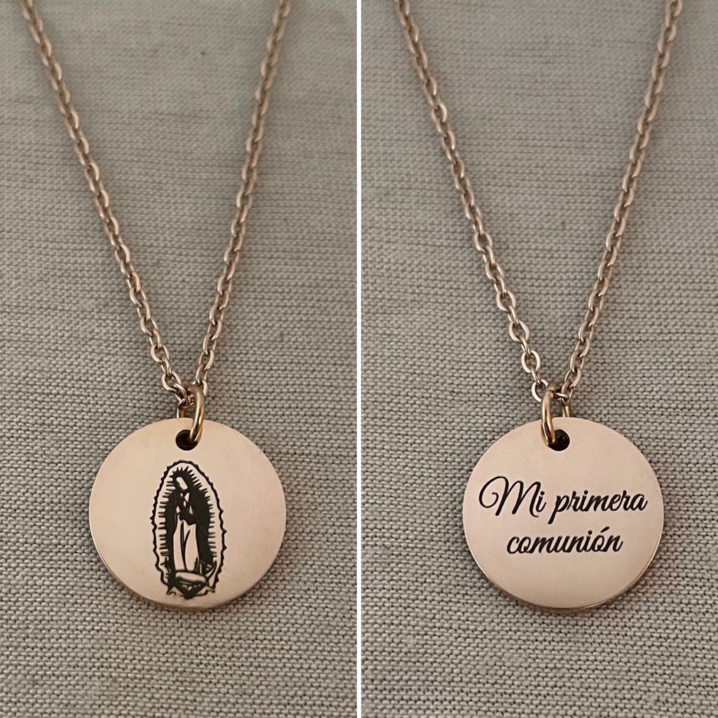 Collar delicado virgen de Guadalupe