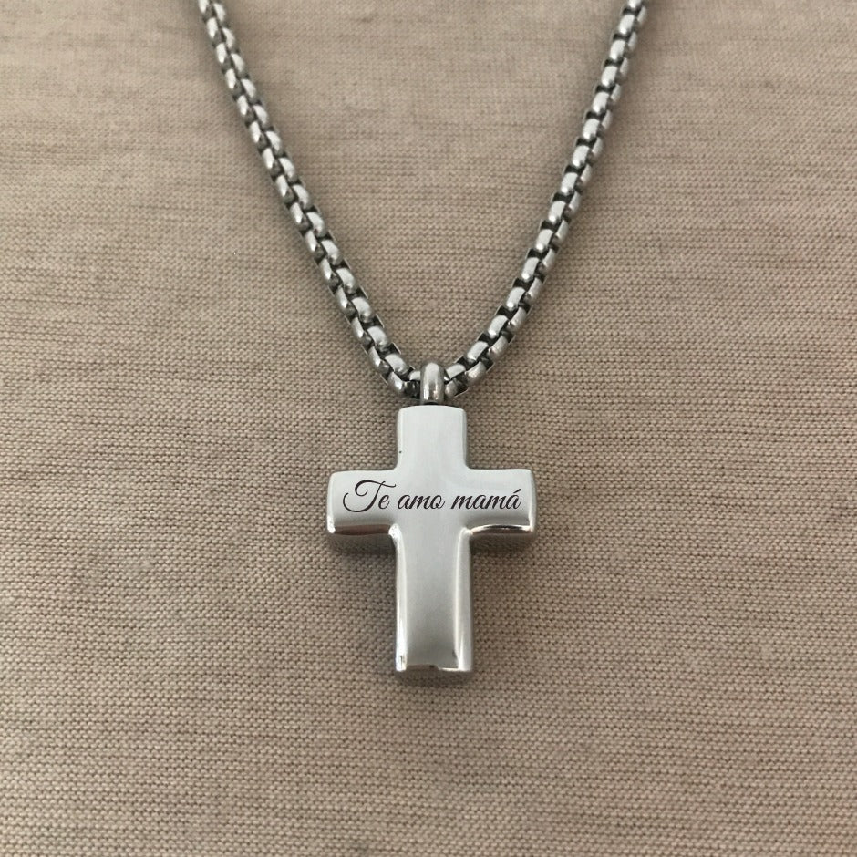 Collar de urna de cruz