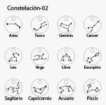 Pulsera unisex de signo del zodiaco