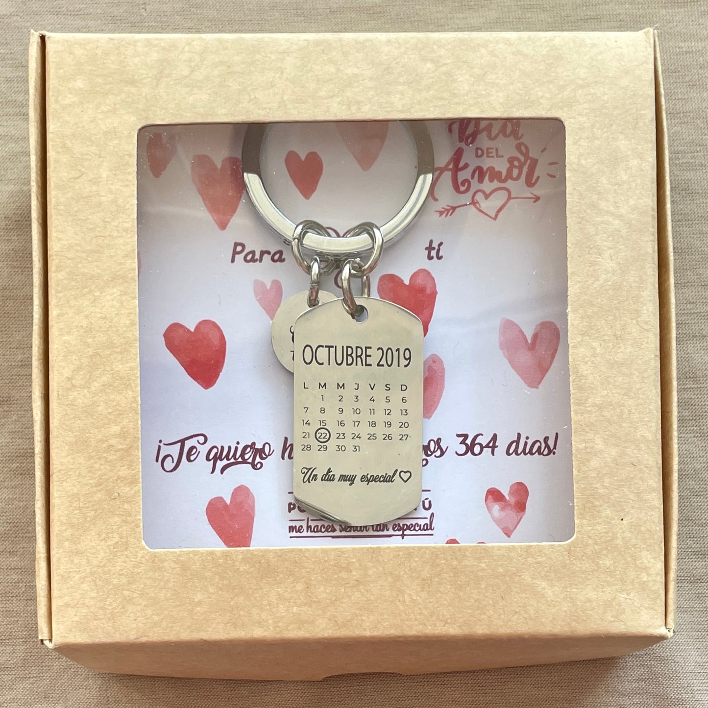 Caja de regalo san Valentín