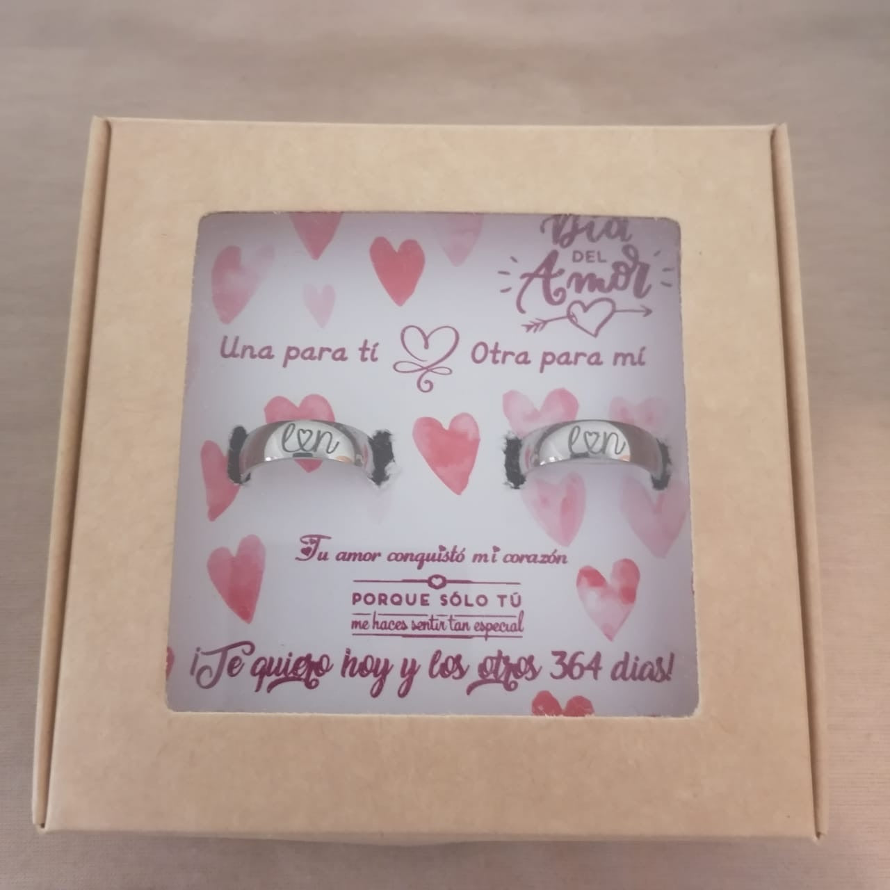 Caja de regalo san Valentín