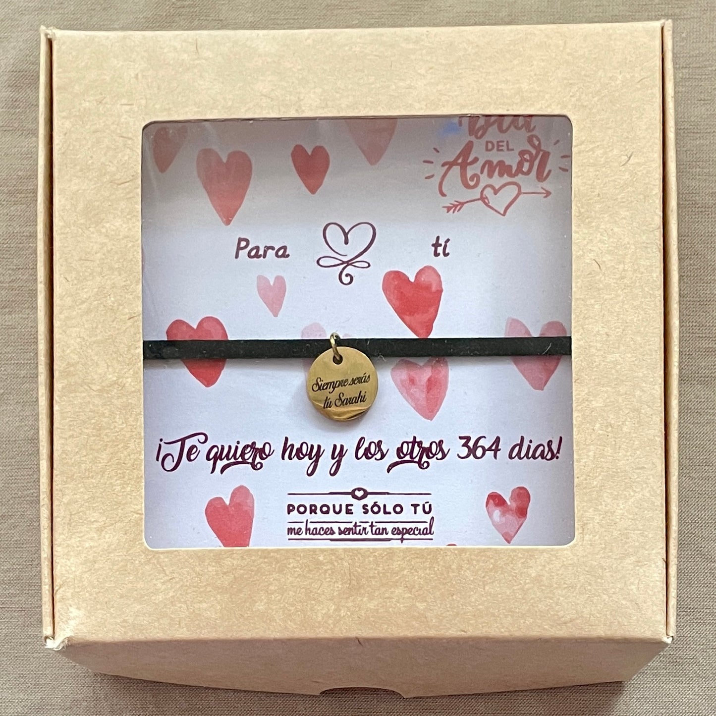 Caja de regalo san Valentín
