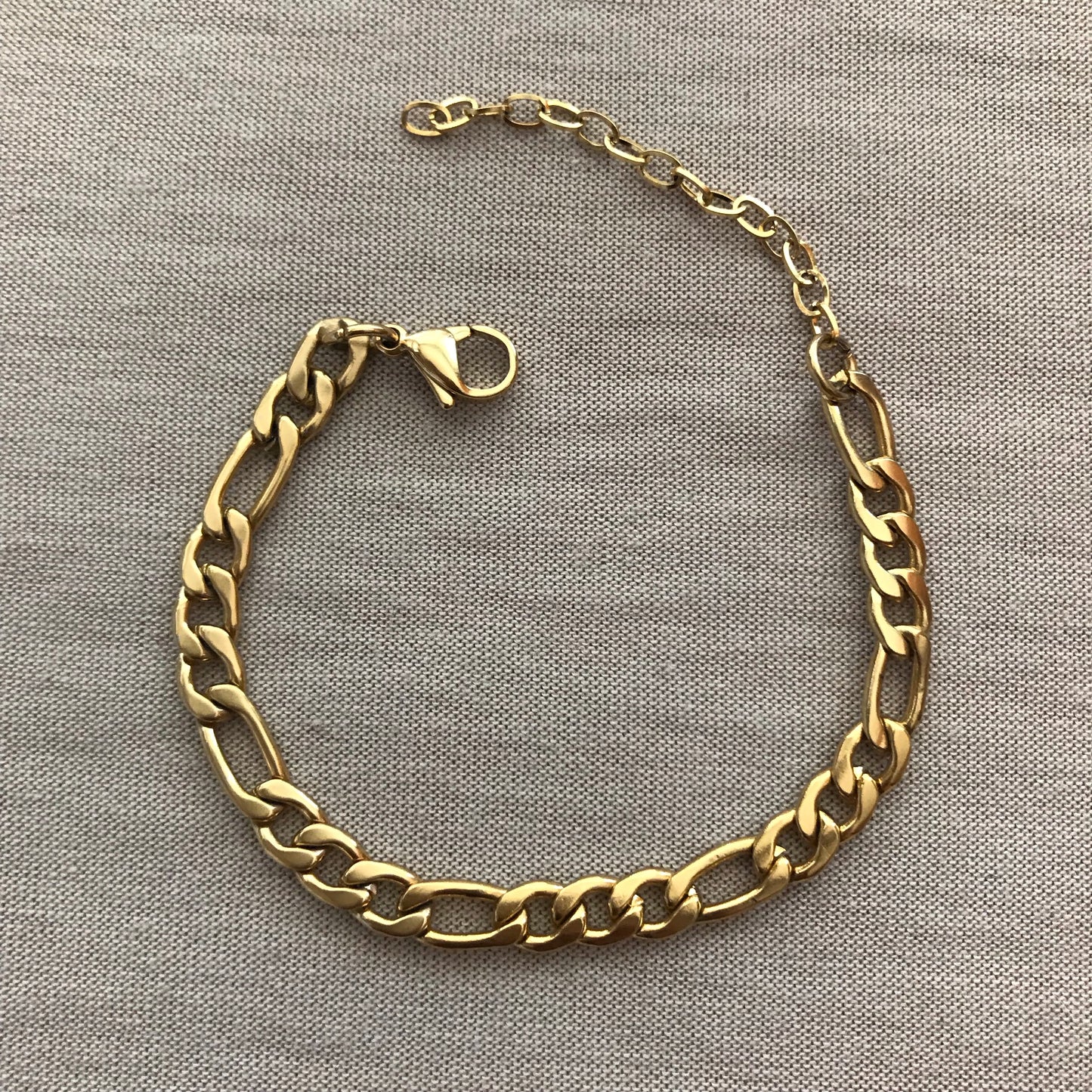 Pulsera delicada de cadena H para hombre y mujer