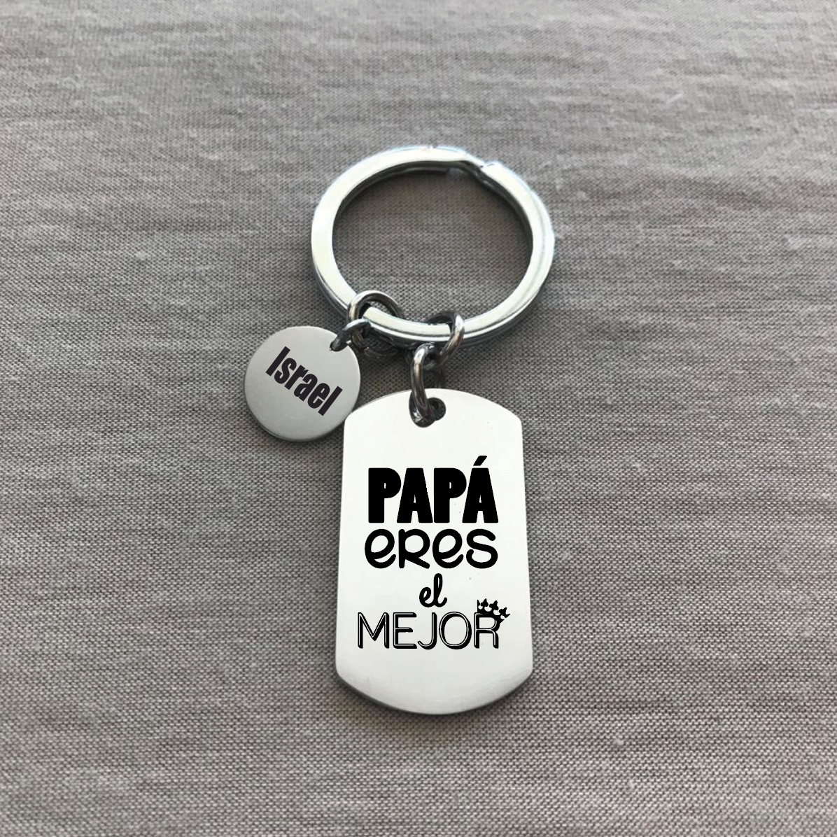 Llavero personalizado el mejor papá