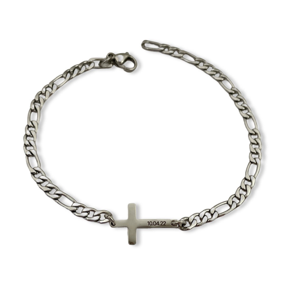 Pulsera de unisex mini cruz