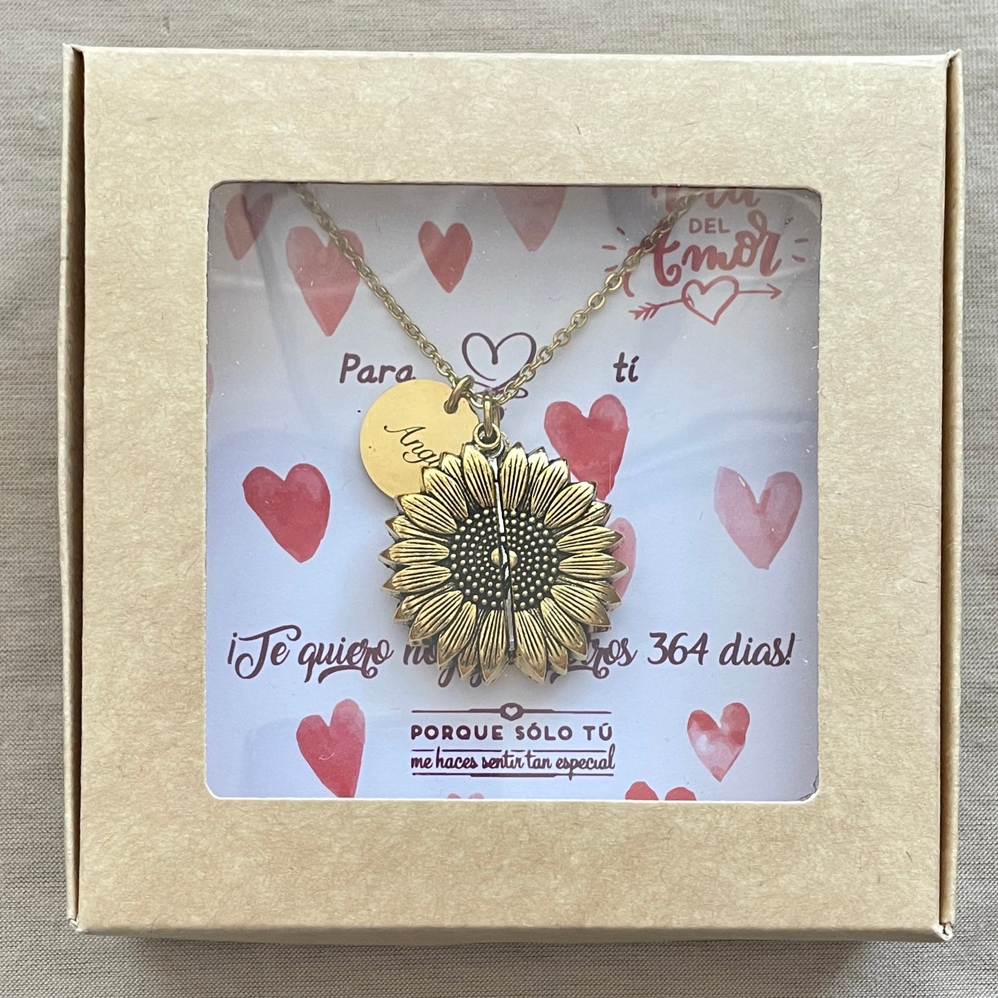 Caja de regalo san Valentín