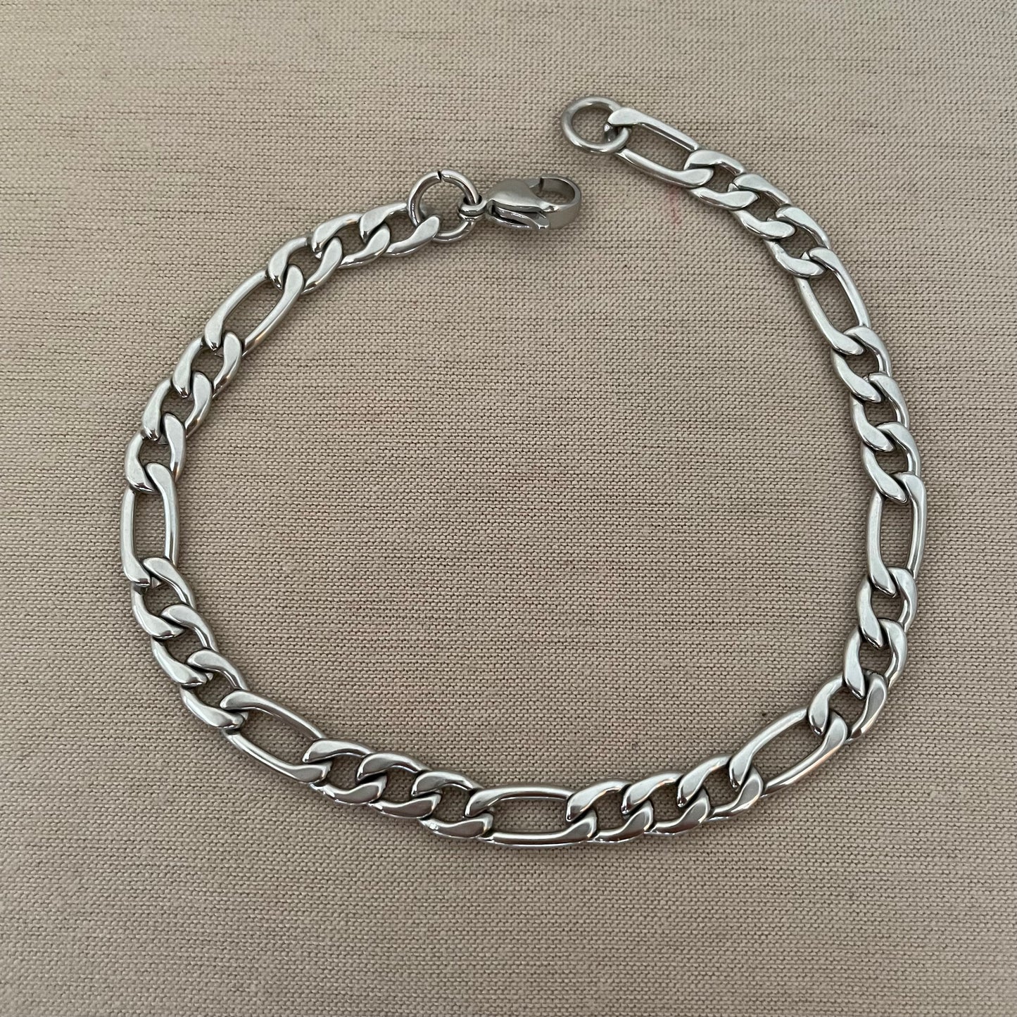 Pulsera delicada de cadena H para hombre y mujer