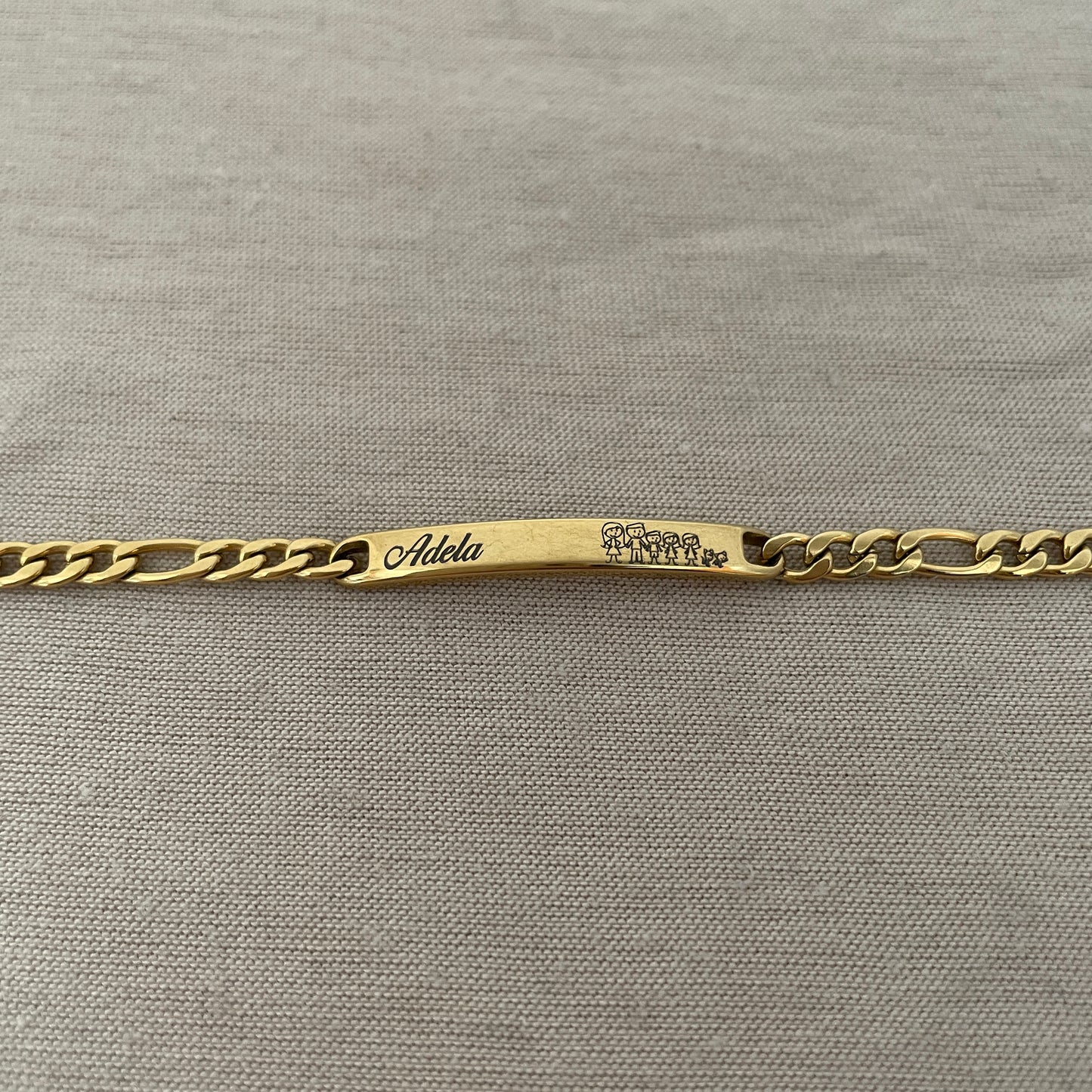 Pulsera para niñ@ nombre e intengrantes