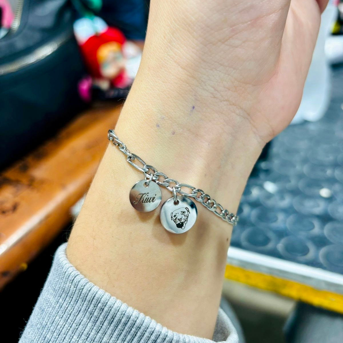 Pulsera dijes con foto