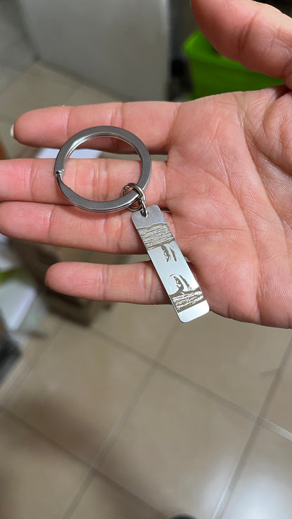 Llavero barra con foto