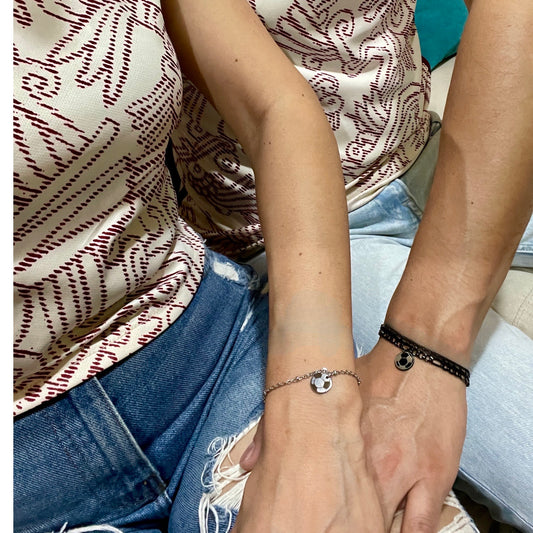 Pulseras de parejas de balón de futbol