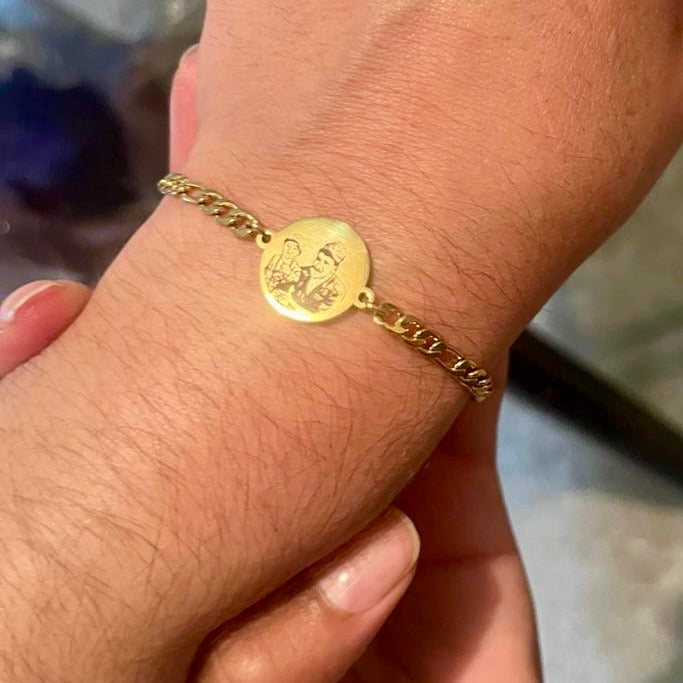 Pulsera de círculo con foto