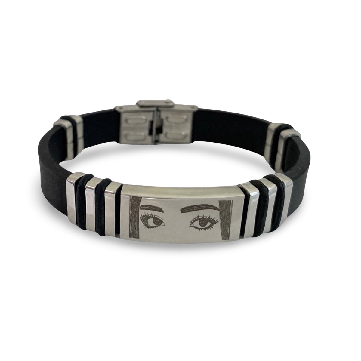 Pulsera barra con amarre