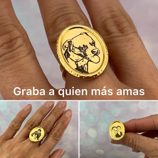 Anillo ovalado foto