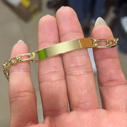 Pulsera oro y plata laminado