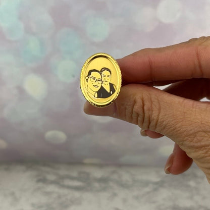 Anillo ovalado foto