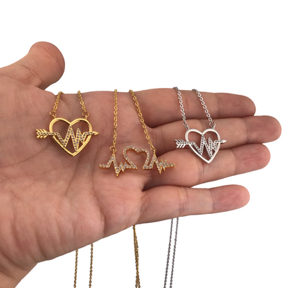 Collares delicados con zirconias