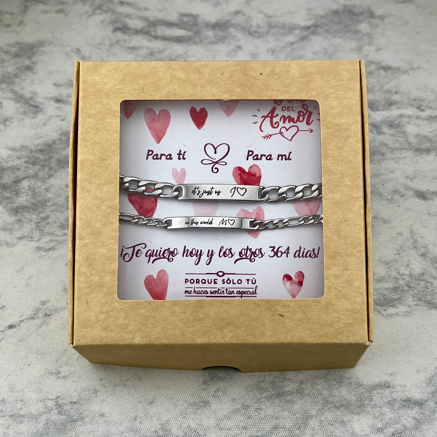 Caja de regalo san Valentín