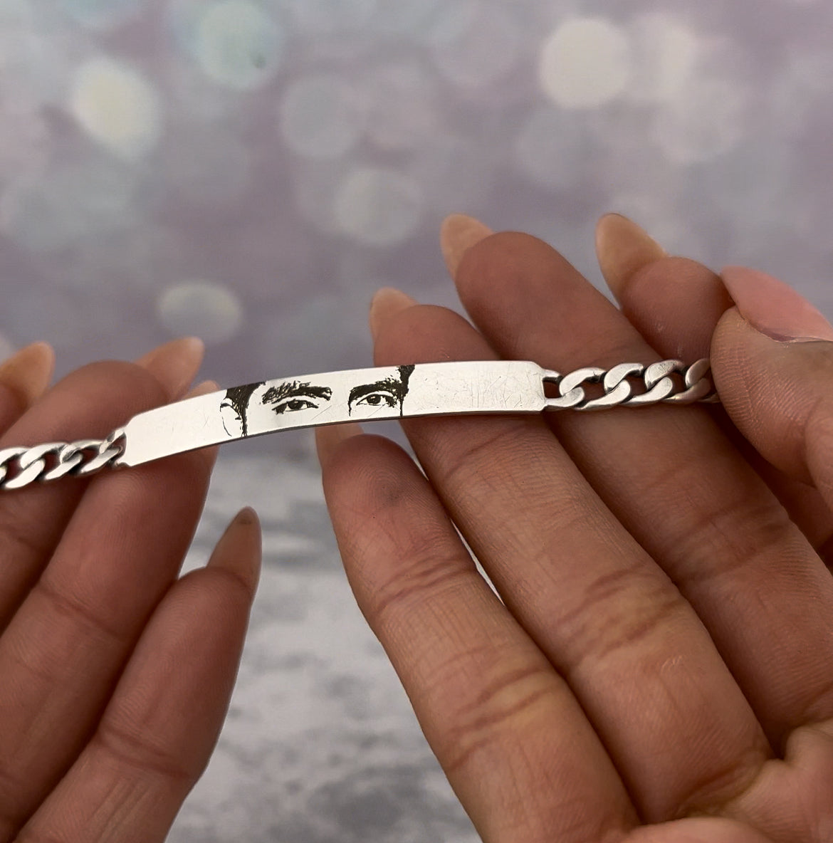 Pulsera plata.925 personalizada