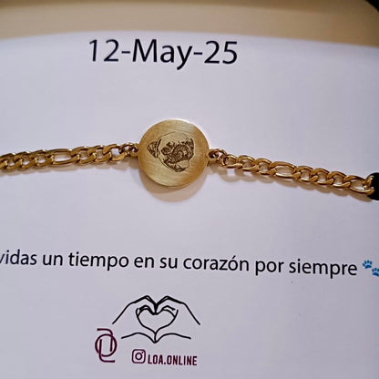 Pulsera de círculo con foto