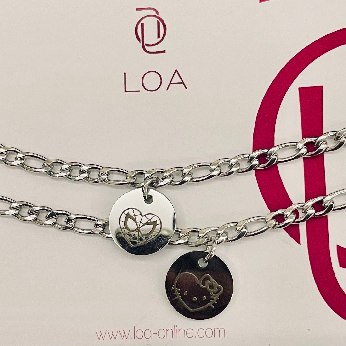 Pulseras de parejas Spider-Kitty