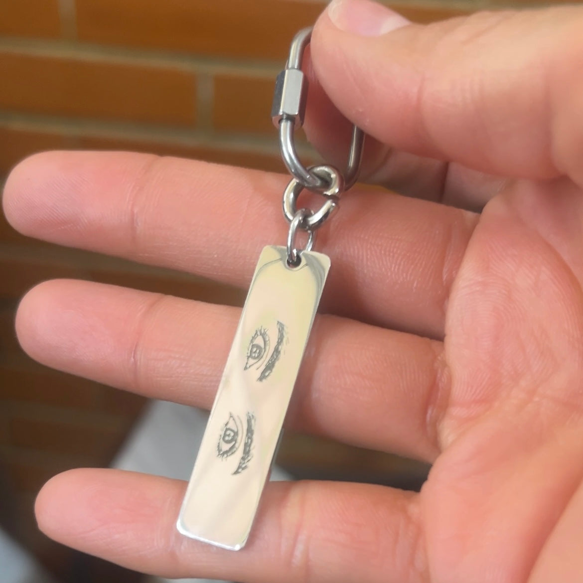Accesorio o llavero barra con foto