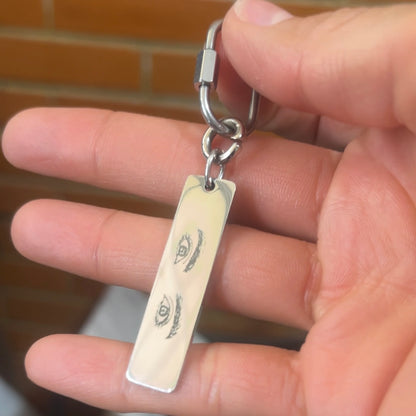 Accesorio o llavero barra con foto