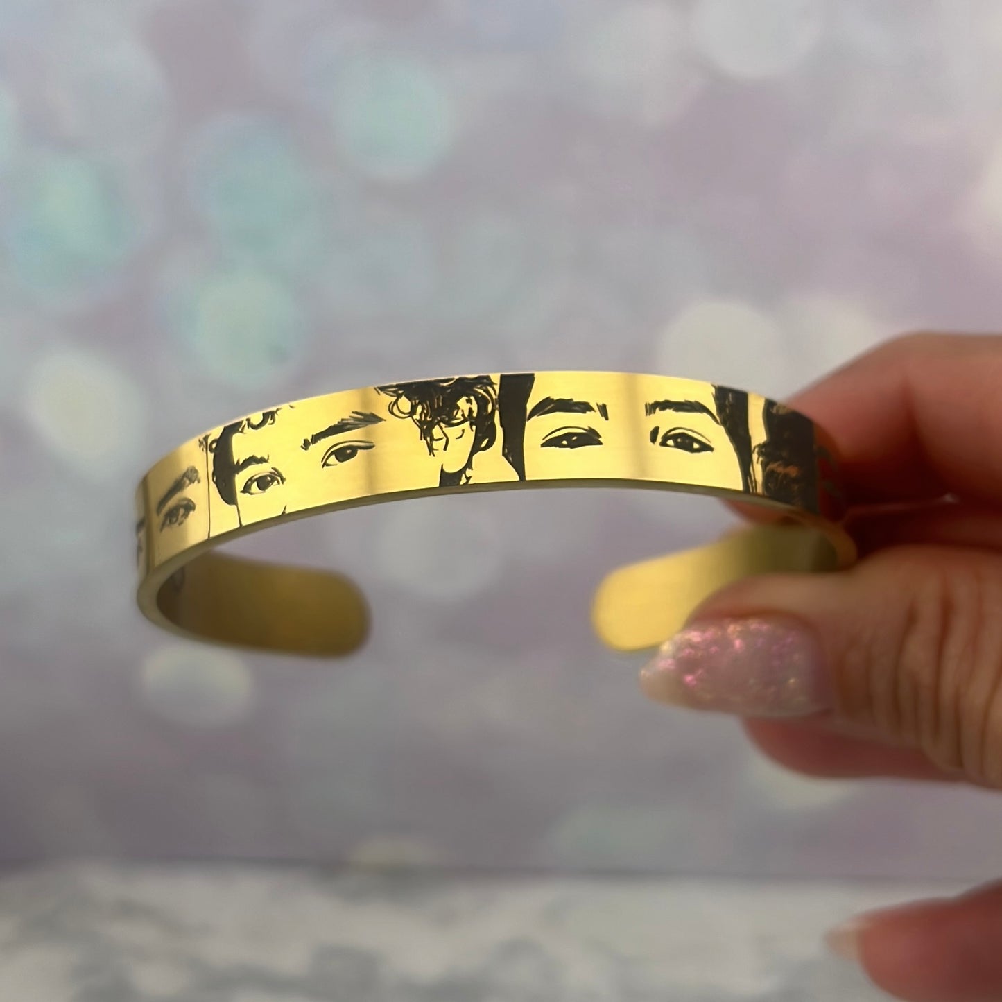 Brazalete rígido con fotos