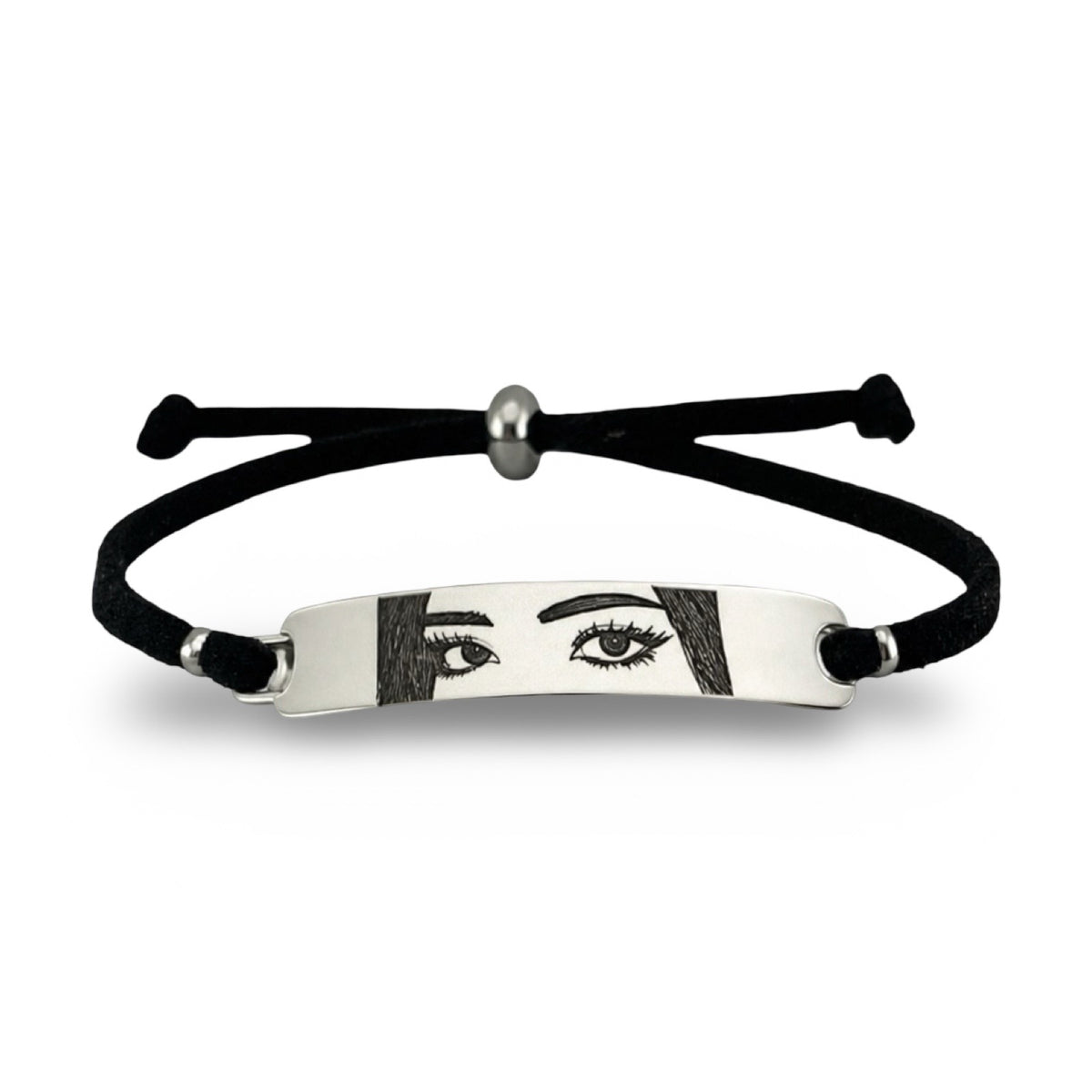 Pulsera barra con amarre