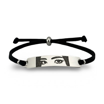 Pulsera barra con amarre