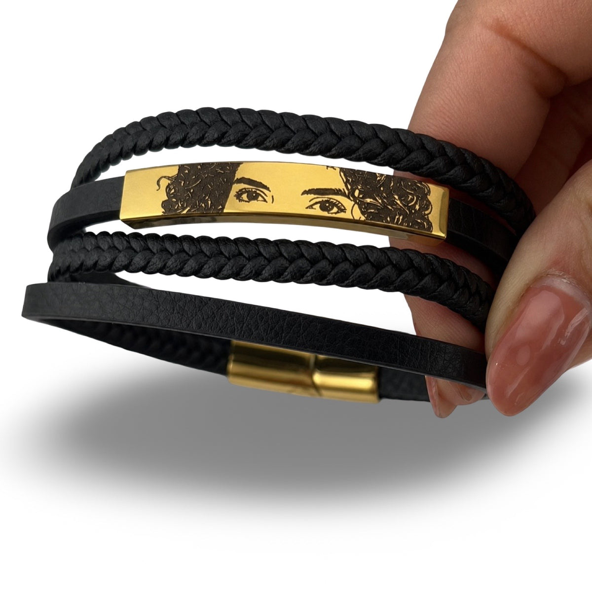 Pulsera barra con amarre