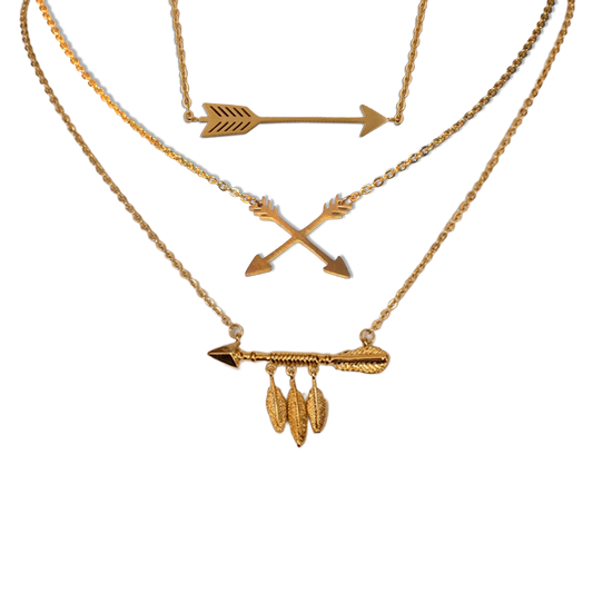 Collares delicados de flechas