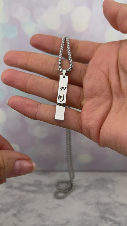 Collar plano con foto